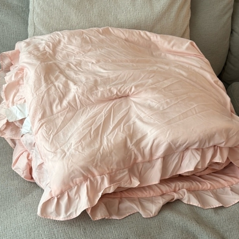Pink Soft Bed Quilt Cover